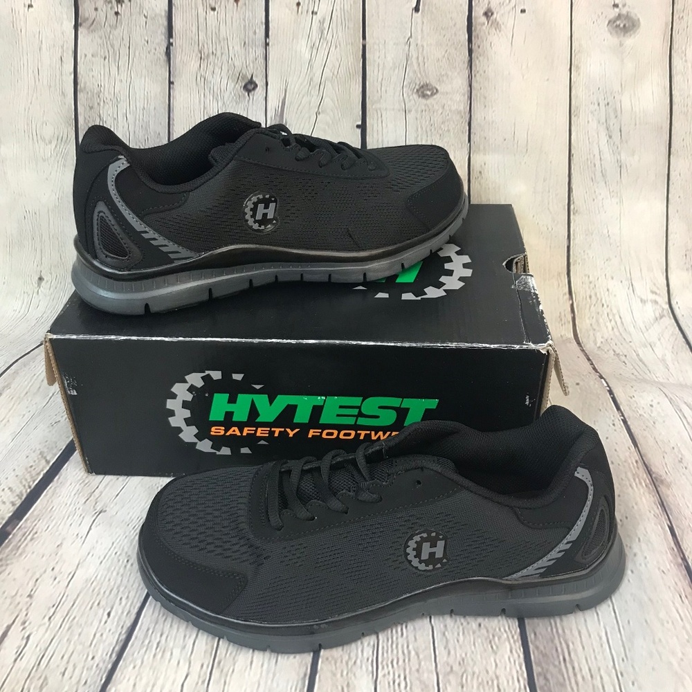 Hytest Mens Runner Steel Toe Shoes SZ 9.5 …